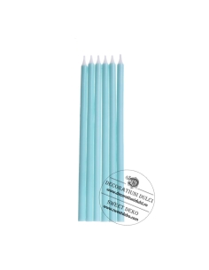 Lumanari tort | turcoaz 14.5cm (6buc/set)