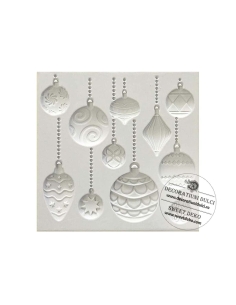 Mulaj globuri decorate | Decoratiuni Dulci