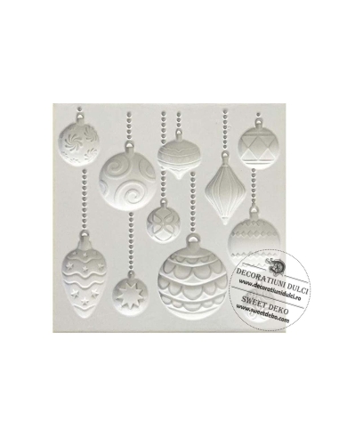 Mulaj globuri decorate | Decoratiuni Dulci