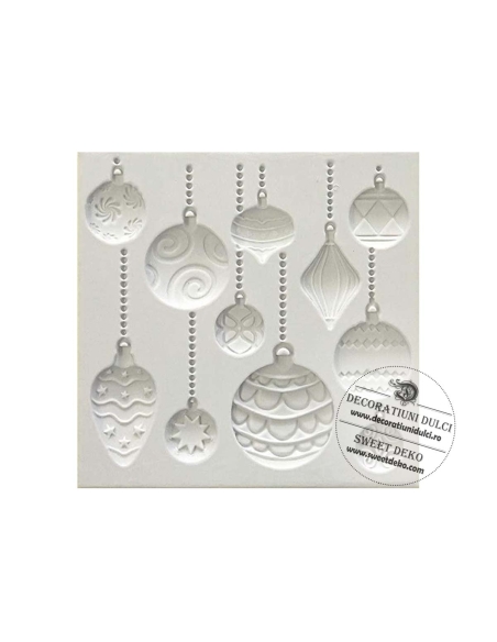 Mulaj globuri decorate | Decoratiuni Dulci