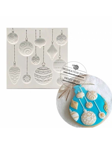 Mulaj globuri decorate | Decoratiuni Dulci