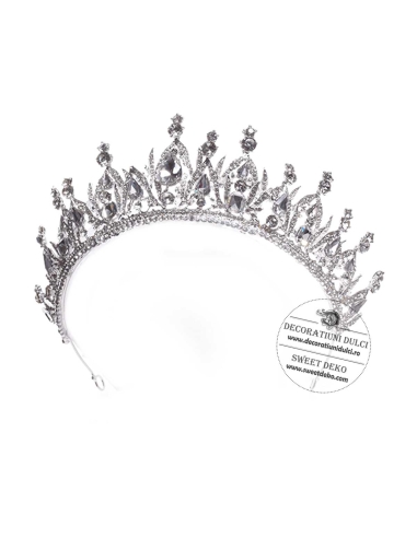 Diadema argintie dubla | Craiasa