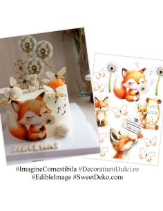 Imagine comestibila Baby Fox 2