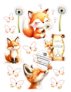 Imagine comestibila Baby Fox