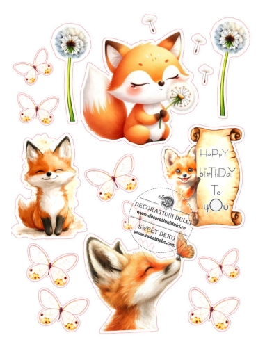 Imagine comestibila Baby Fox