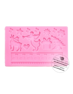 Mulaj forme Craciun si borduri | Decoratiuni Dulci