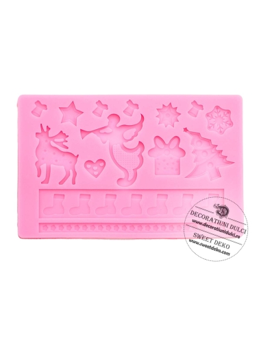 Mulaj forme Craciun si borduri | Decoratiuni Dulci