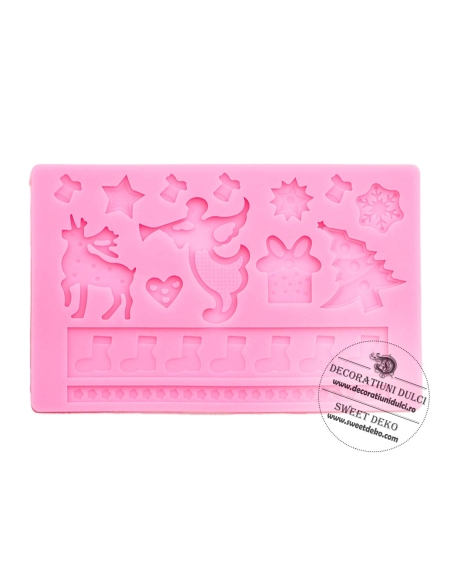 Mulaj forme Craciun si borduri | Decoratiuni Dulci