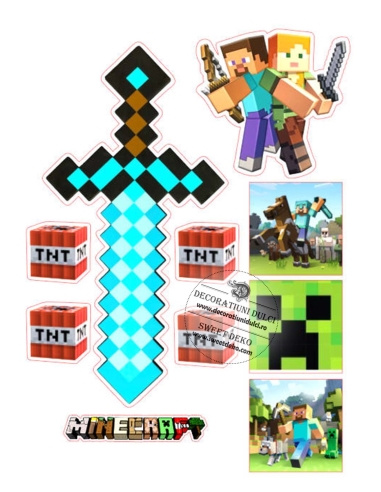 Imagine comestibila Aventura Minecraft