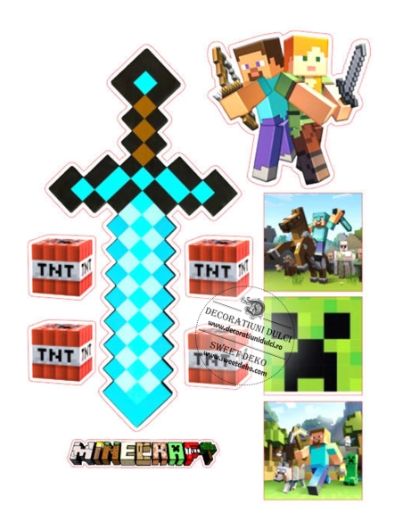Imagine comestibila Aventura Minecraft