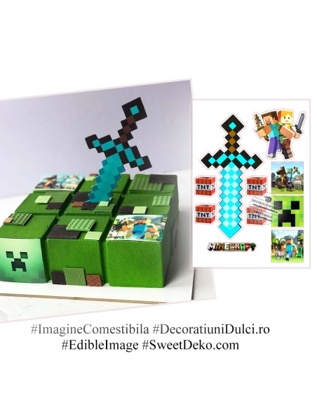 Imagine comestibila Aventura Minecraft
