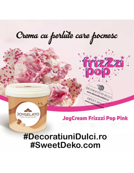 JoyCream Frizzzi Pop Pink | Crema cu perlute care pocnesc (5kg.)