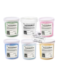 Pasta de modelaj alba, modelling paste Modecor 1 kg 2
