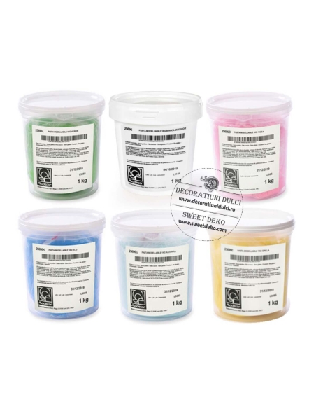 Pasta de modelaj alba, modelling paste Modecor 1 kg