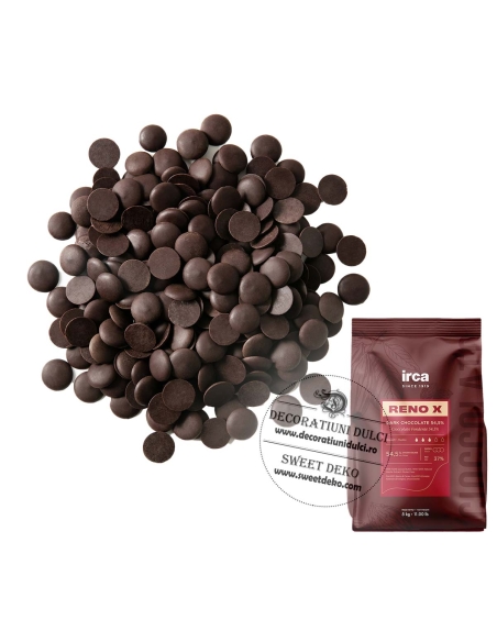 Ciocolata veritabila Reno X Fondente 54.5% | 1kg.