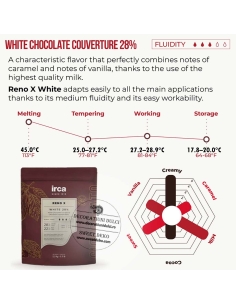 Ciocolata veritabila Reno X Bianco IRCA|1kg 2