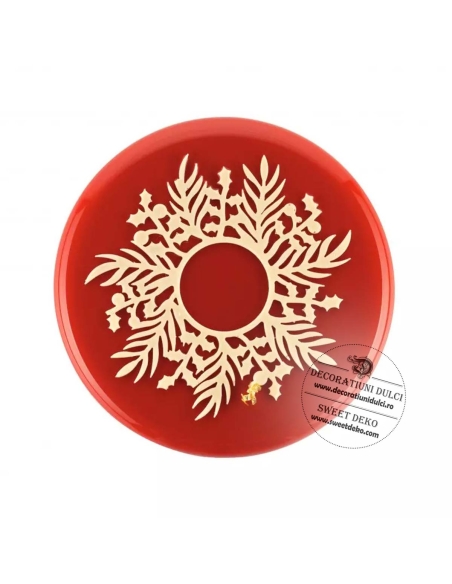 Ghirlanda decor dantelat silicon MAT | coronita Silikomart