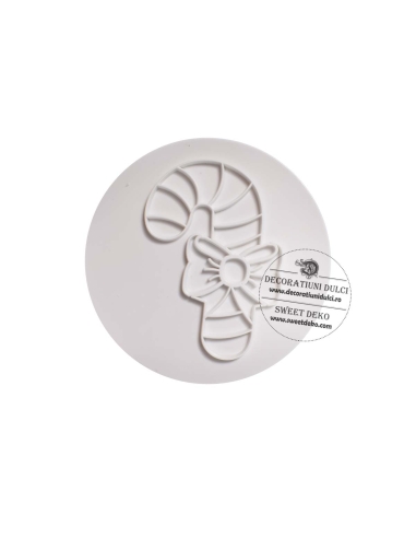 Decupator biscuite si presa Candy Cane