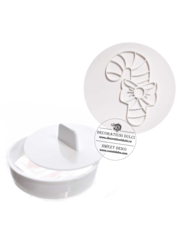Decupator biscuite si presa Candy Cane