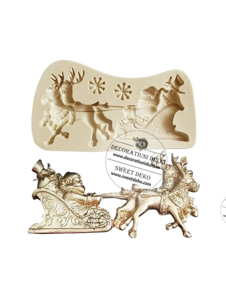 Mulaj Mos Craciun cu sanie