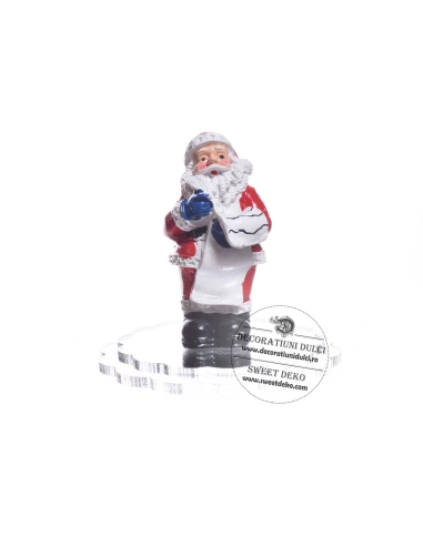 Topper Mos Craciun cu scrisoare