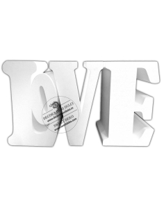 Masa candy bar LOVE, polistiren