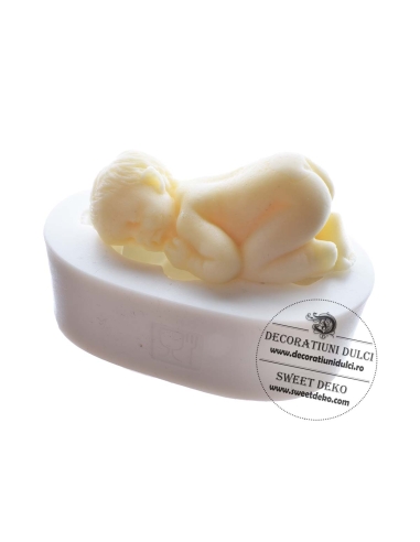 Bebelus dormind pe burta | Decoratiuni Dulci