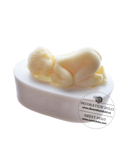 Bebelus dormind pe burta | Decoratiuni Dulci