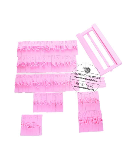 Presa litere mari, mici si cifre | font SweetLoop Script