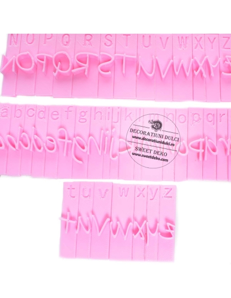 Presa litere mari, mici si cifre | font SweetLoop Script