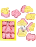 Set decupatoare Little Vehicles (8 decupatoare)