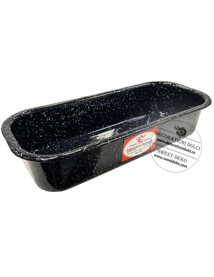 Tava emailata pentru cozonac (30cm lungime)