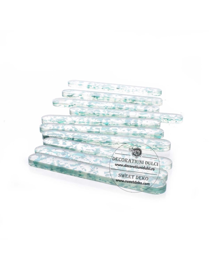 Bete inghetata Crystal Green (10 buc/set)
