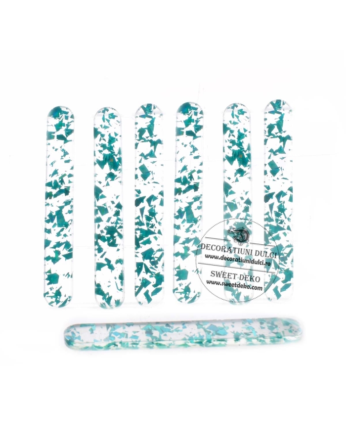 Bete inghetata Crystal Green (10 buc/set)