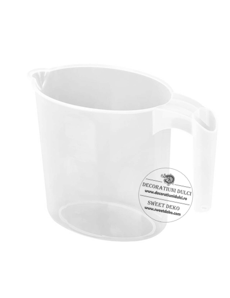 Cana gradata din plastic, 1L.