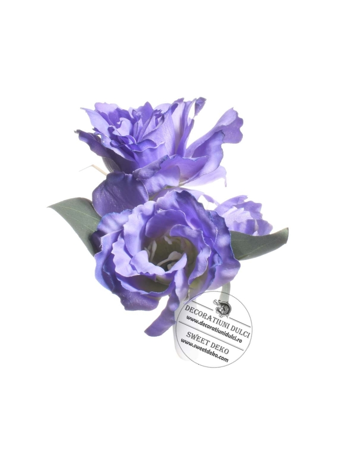 Topper Lisianthus | decor necomestibil pentru tort