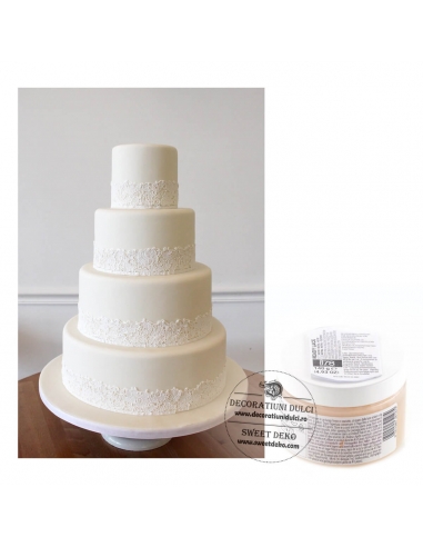 EXP: 09.01.2026 Mix dantela din zahar 140g, i78 Silikomart