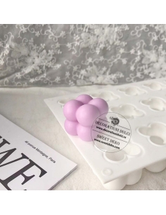 Mulaj mini cuburi perlate (2x2 sfere) 2