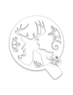 Sablon decor tort Forest LOVE | Cake stencils