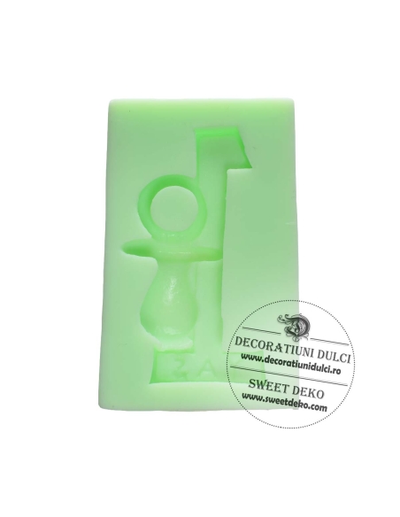 Mulaj cifra 1 cu suzeta