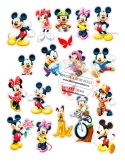 Imagine comestibila Mickey si Minnie - 2 | Decoratiuni Dulci