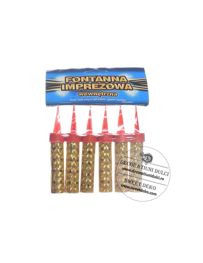 Mini artificii tort 5cm inaltime (6buc/set)