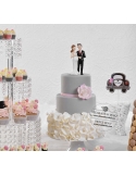 Figurina tort, mire si mireasa insarcinata 2