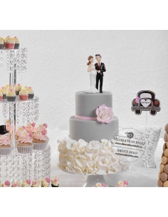 Figurina tort, mire si mireasa insarcinata 2