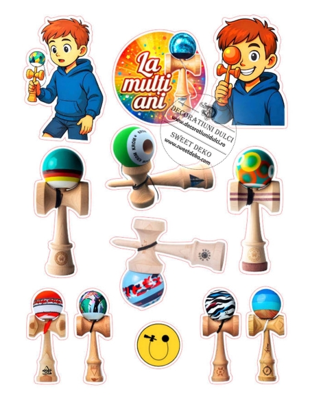 Kendama player Imagine pentru decor tort