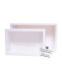 Cutie dreptunghiulara cu capac culisant 25cmx15cm