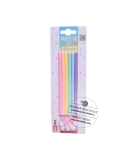 Set lumanari pentru tort,  culori curcubeu 15 cm
