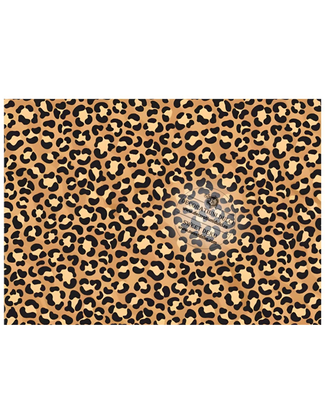Imagine comestibila animal print | textura leopard