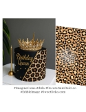 Imagine comestibila animal print | textura leopard