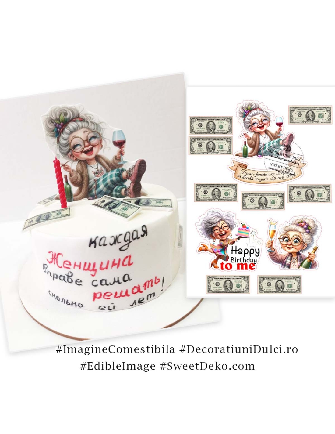 Imagine comestibila Bunicuta vesela